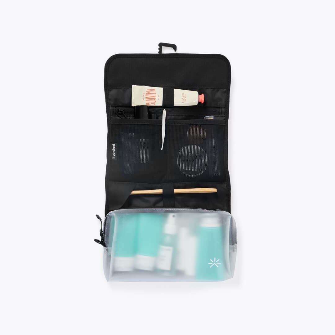 Roll - Up Toiletry Bag - Backpack AccessoriesTropicfeelTropicfeel Thailand2280043U002008436604115758All Blackproduct - image