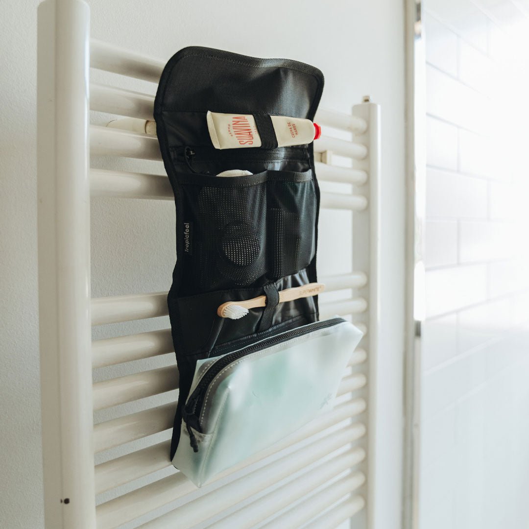 Roll - Up Toiletry Bag - Backpack AccessoriesTropicfeelTropicfeel Thailand2280043U002008436604115758All Blackproduct - image