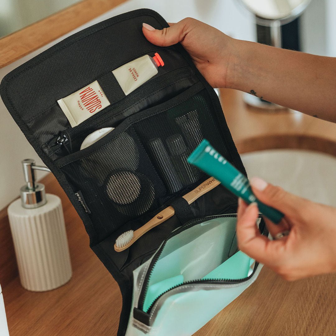 Roll - Up Toiletry Bag - Backpack AccessoriesTropicfeelTropicfeel Thailand2280043U002008436604115758All Blackproduct - image